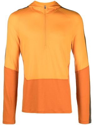 icebreaker 200 Sonebula half-zip hoodie - Orange