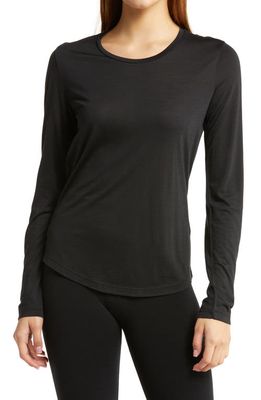 Icebreaker Cool-Lite Sphere II Long Sleeve T-Shirt in Black