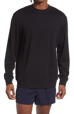 Icebreaker Shifter Merino Wool Sweatshirt in Black