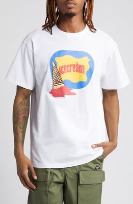 ICECREAM Cone Classic Graphic T-Shirt in White