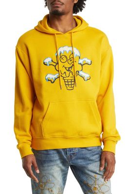ICECREAM Frost Bite Graphic Hoodie in Old Gold