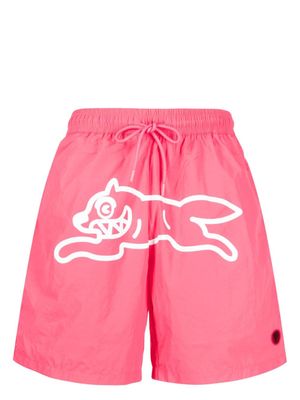 ICECREAM graphic-print swim shorts - Pink