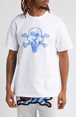 ICECREAM Hazy Cotton Graphic T-Shirt in White