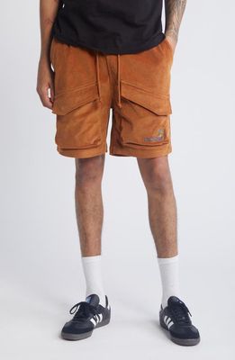 ICECREAM Journey Corduroy Cargo Shorts in Cashew at Nordstrom, Size Small