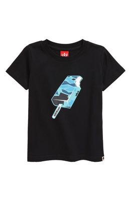 ICECREAM Kids' Camo Bar Cotton Graphic T-Shirt in Black