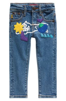 ICECREAM Kids' Cut & Paste Jeans in Blue Choco