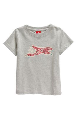 ICECREAM Kids' Puzzle Dog Cotton Graphic T-Shirt in Heather Grey