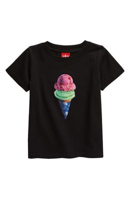 ICECREAM Kids' Two Scoops Graphic T-Shirt in Black