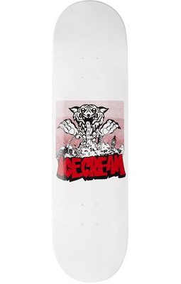 ICECREAM Off-White Tiger Skateboard