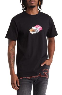 ICECREAM One Hundred Cotton Graphic T-Shirt in Black