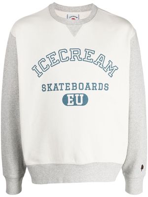 ICECREAM Skateboards colour-block sweatshirt - Grey