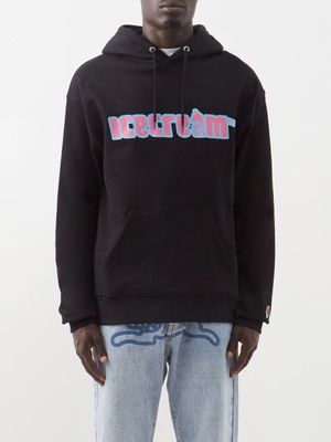 Icecream - Soft Serve Logo-print Cotton-jersey Sweatshirt - Mens - Black