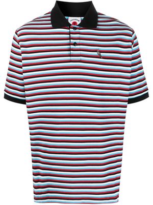 ICECREAM striped cotton polo shirt - Blue