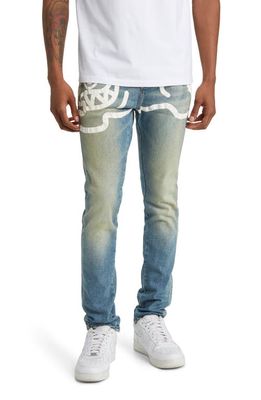 ICECREAM Supersize Chocolate Fit Straight Leg Jeans in Blueberry