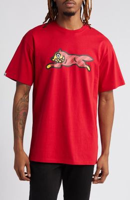 ICECREAM Yikes Stripes Cotton Graphic T-Shirt in Chili Pepper