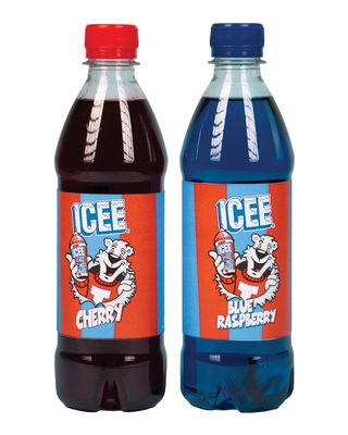 Icee 12-pack Blue Raspberry and Cherry Syrup Set