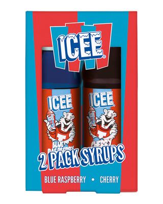 Icee Blue Raspberry and Cherry Syrup Gift Set