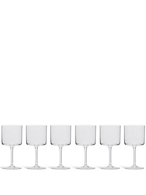 Ichendorf Milano Amalfi set-of-six wine glasses - White
