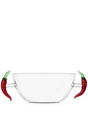 Ichendorf Milano chilli glass bowl - White