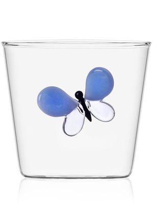 Ichendorf Milano Garden Picnic Butterfly glass tumbler - Neutrals