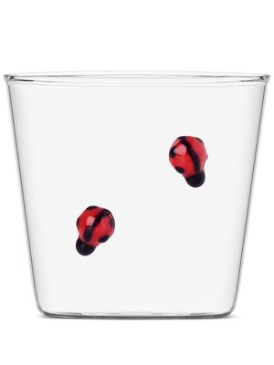 Ichendorf Milano Garden Picnic Ladybugs glass tumbler - Neutrals