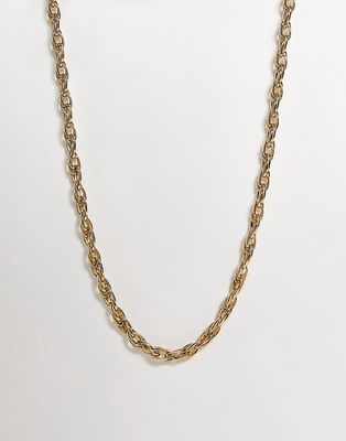 Icon Brand interlocking chain necklace in gold
