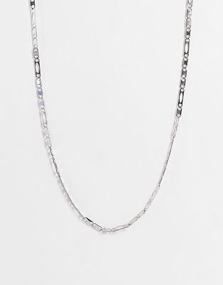 Icon Brand stainless steel mariner figaro necklace in silver