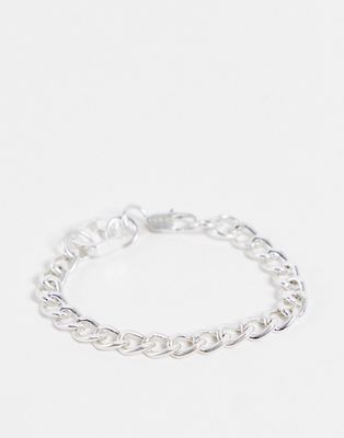 Icon Brand sunday hexagon bracelet in silver