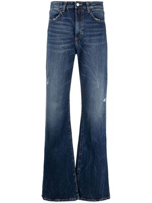 ICON DENIM high-waisted bootcut jeans - Blue