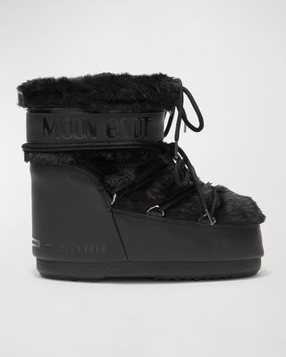 Icon Short Faux Fur Snow Boots