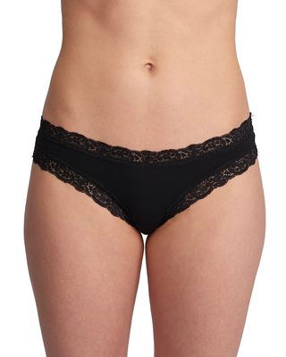 Iconic Lace-Trim Thong
