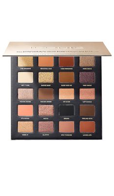 ICONIC LONDON Thriving & Shining Eyeshadow Palette in Brown.