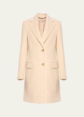 Iconic Structured Wool Overcoat