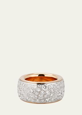 Iconica Maxi Band Ring with White Diamonds