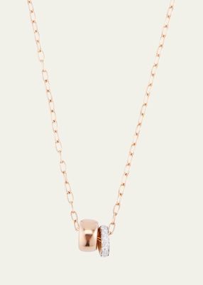 Iconica Pendant Necklace in Rose Gold