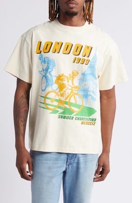 ID Supply Co London Cycle Graphic T-Shirt in Cream 