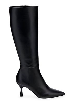 Ide 76MM Patent Leather Knee-High Boots