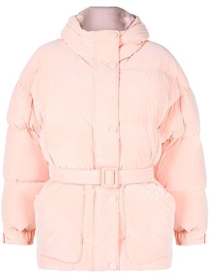 Ienki Ienki belted puffer jacket - Pink