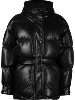 Ienki Ienki Michlin belted puffer jacket - Black