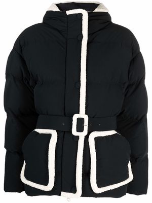 Ienki Ienki Michlin contrast-trimmed puffer jacket - Black