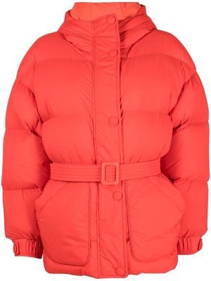 Ienki Ienki padded hooded jacket - Red