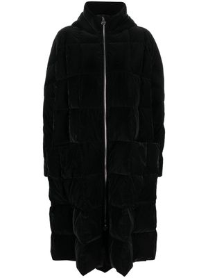 Ienki Ienki Pyramide hooded padded coat - Black