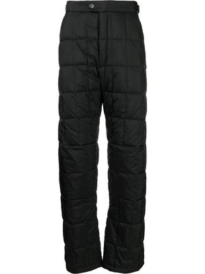 Ienki Ienki quilted two-pocket straight trousers - Black
