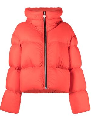 Ienki Ienki zipped-up hooded jacket - Red