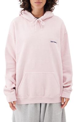 Iets Frans Embroidered Hoodie in Pink 