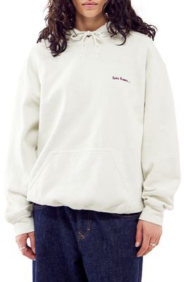 Iets Frans Embroidered Hoodie in Putty 