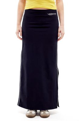 Iets Frans Piped Maxi Skirt in Black 