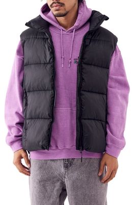 iets frans Puffer Vest in Black