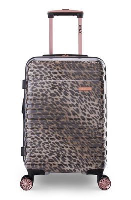 IFLY Clear 20" Animal Print Expandable Wheeled Carry-On Bag in Multi