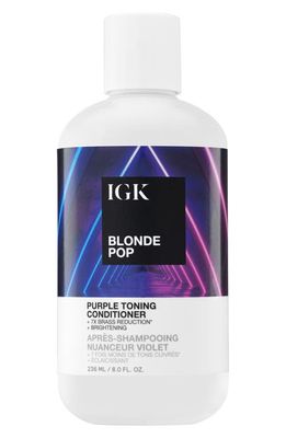 IGK Blonde Pop Purple Toning Conditioner 